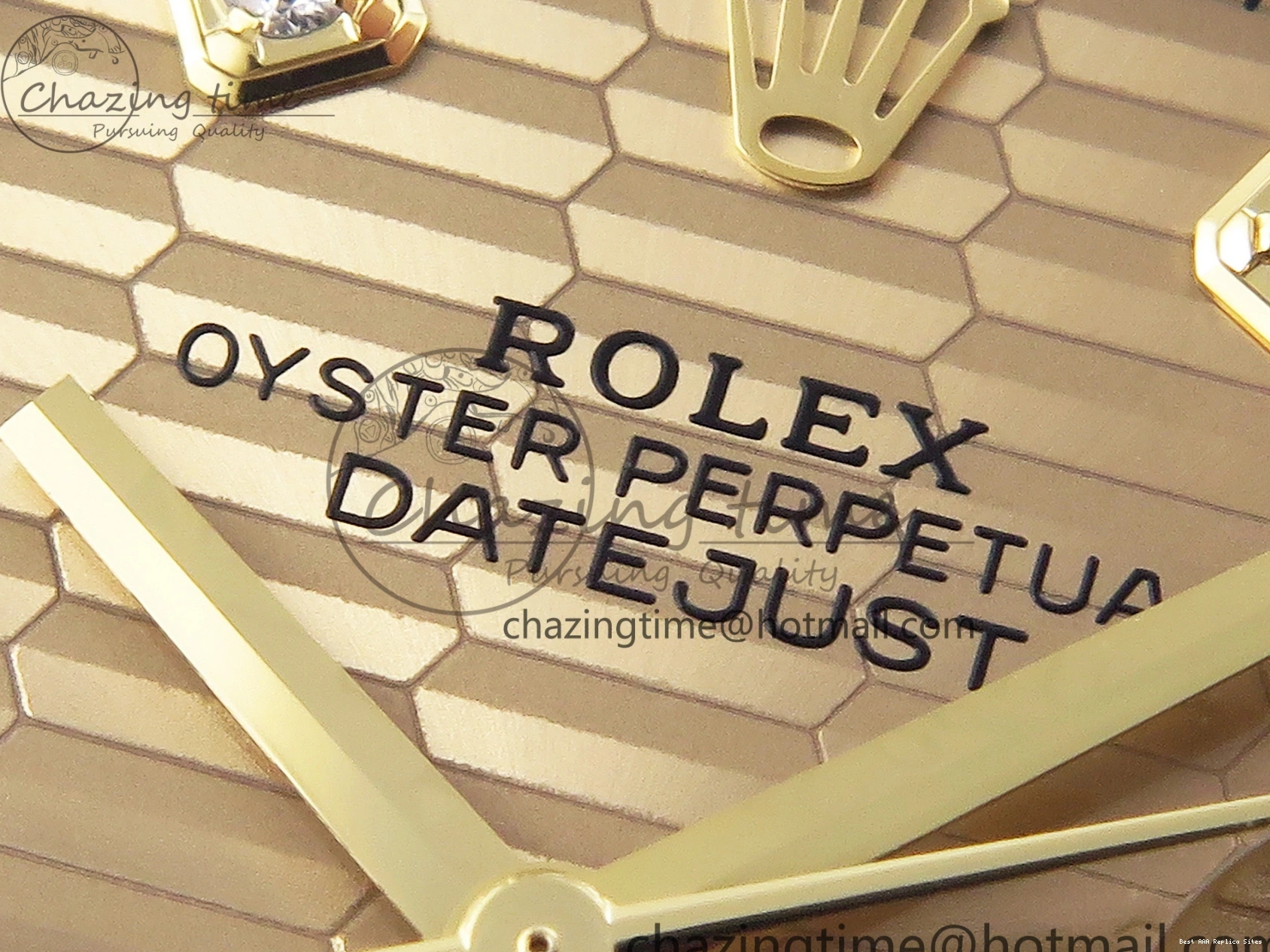 Good Copy Rolex Watches Best 904L on VS Premium Edition 1897 YG Diamonds 1:1 36 Jubilee Steel Textured SS Bracelet DateJust 126233 Dial VSF 0102